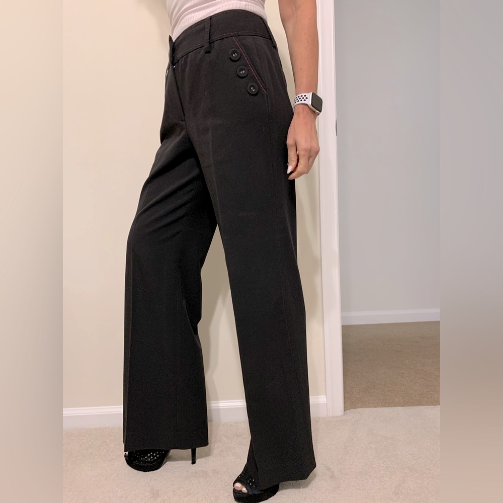 Larry Levine Wide Leg Pants